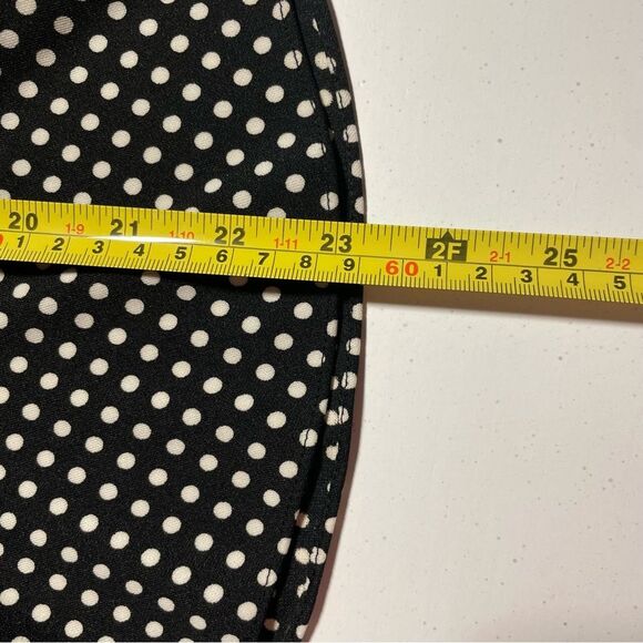 Michael Kors 12 black skirt w/off white dots. - Picture 3 of 6